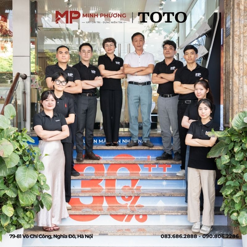 Trải nghiệm thiết bị vệ sinh tại Minh Phương TOTO Showroom