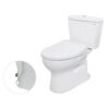 CS300DRE2#W Bàn cầu 2 khối nắp rửa cơ TOTO CS300DRE2