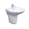 LHT300CR#W Chậu lavabo chân lửng TOTO LHT300CR