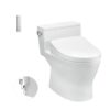 MS188VKW11#XW_T53P100VR Bàn cầu 1 khối nắp điện tử TOTO MS188VKW11