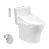 MS889DRW14#XW Bàn cầu 1 khối nắp điện tử TOTO MS889DRW14