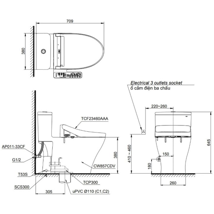 MS857CDW17-ban-ve-ky-thuat Bản vẽ kỹ thuật bàn cầu 1 khối MS857CDW17