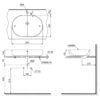 Bản vẽ kỹ thuật Chậu lavabo đặt bàn TOTO LW896JW/F#ASB