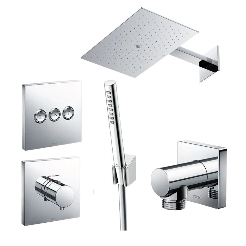 Sen tắm âm tường TOTO TBV02402B TBV02105B TBW08004A TBW02017A TBW02013B Mạ Nickel Chrome bóng
