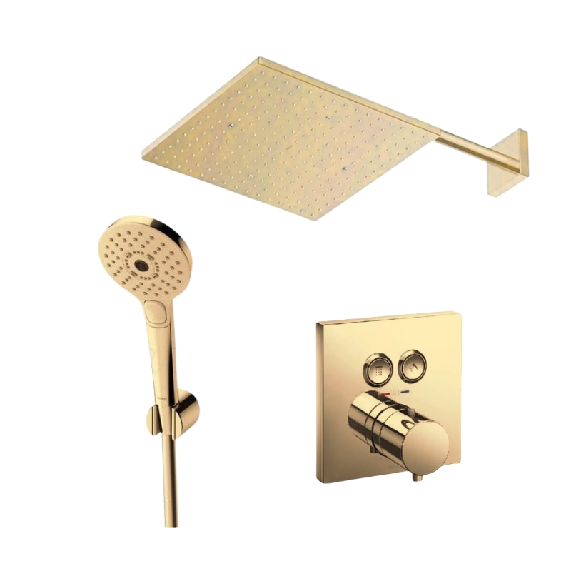 Bộ sen âm tường TOTO TBV02406B TBW01010A TBW08003A #PFG Vàng Pháp Bóng