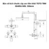 bo-sen-cay-nhiet-do-toto-tbw08405a-tbw02017a-mbl-mau-den-mo (3) Bộ sen cây nhiệt độ TOTO TBW08405A TBW02017A #MBL Màu Đen Mờ
